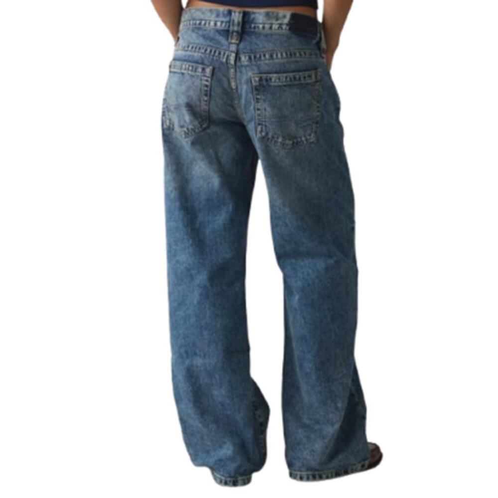 BDG Kayla Low-Rise Straight Wide Leg Jeans - Picture 2 of 8